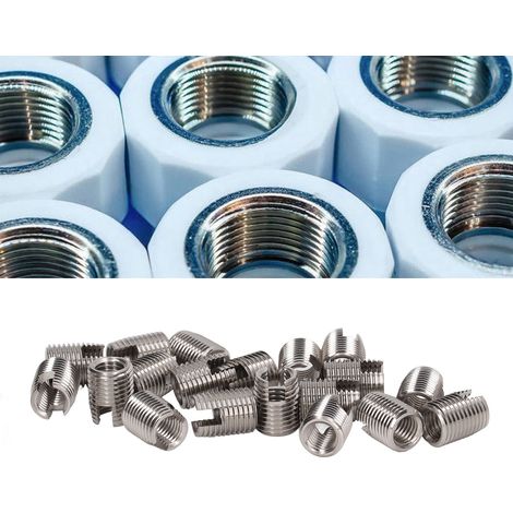20 inserts de vis autotaraudeuses en acier inoxydable type 302 M101,5-M141,5-L18 (1/5)