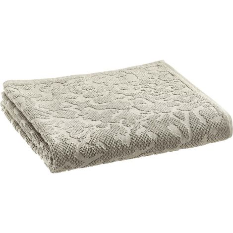 Drap de Bain Coloris Perle 90 x 150 cm - Grande Serviette pour la Salle de Bain - PANGIVO (1/3)