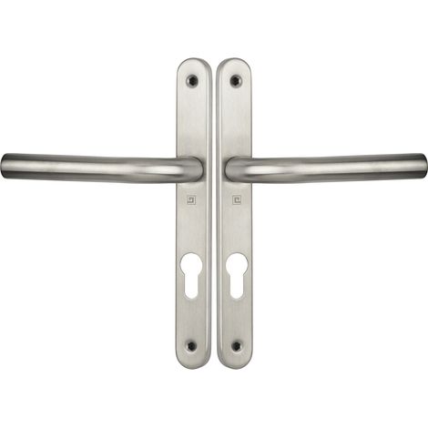 Ensemble double 1194 entraxe 70mm sur plaque étroite clé I - HERACLES - B-INOX-PE01