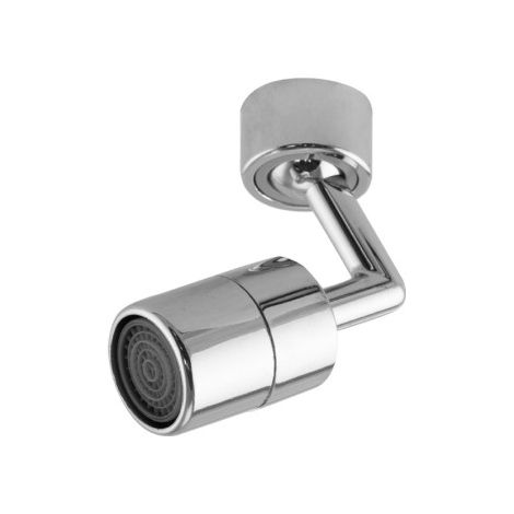 Aeratore curvo ABS cromato rotazione 720º M22/M24 (1/5)