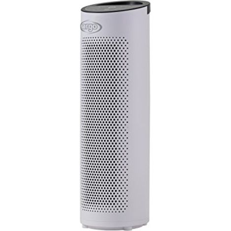 Argoclima 495000021 Pury Purificatore d'aria per ambienti fino a 20 m² HEPA Pre-filtro Carboni Attivi Ionizzatore 60 dB 35 W colore Bianco Nero (1/5)