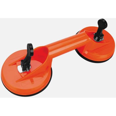 Ventouse de levage robuste pour verre - Orange (30 mm / 85 mm / 330 mm) (1/5)