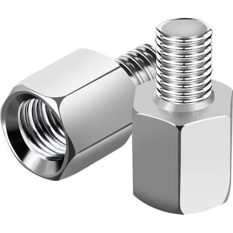 10 vis de rehaussement pour véhicules électriques, base de rétroviseur, support de téléphone portable, colonnes hexagonales filetées intérieures et extérieures, vis de conversion pour auvent de pluie (1/5)