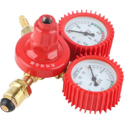 Manomètre pour réservoir de propane, cadran clair et précis, bouton antidérapant renforcé, régulateur de pression de gaz en alliage d'aluminium (1/5)