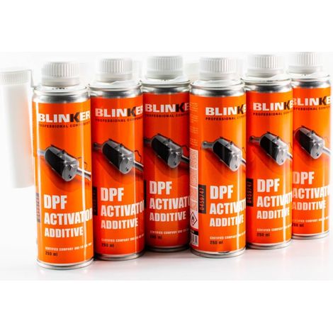 DPF Activator Additive Blinker Régénérateur FAP Filtre à particules 250ml - Lot de 6