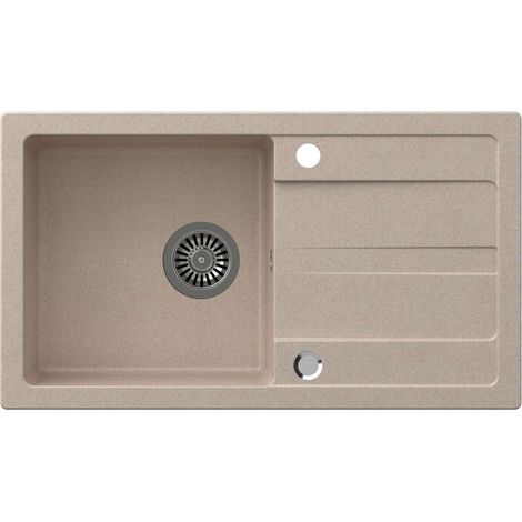 Sapho - Lavello in granito, 780x440 mm, beige GR7202 (1/4)