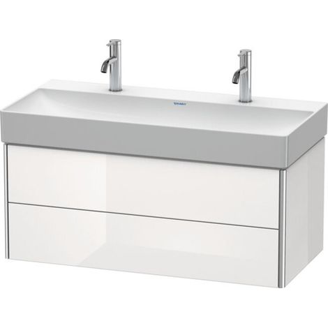 Duravit XSquare Meuble sous-lavabo suspendu, 2 tiroirs, (1/2)