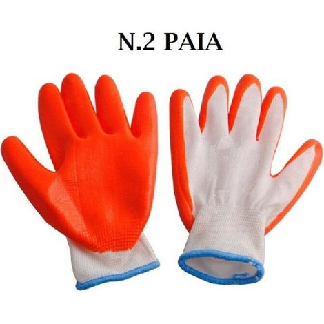 TrAdE Shop Traesio - Guanti Da Lavoro Spalmati In Nitrile Anticalore Antitaglio Antinfortunistica Xl -