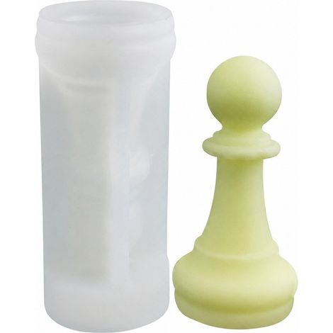 Moule Bougie Échecs Silicone Diffuseur Savon Plâtre DIY (1/5)