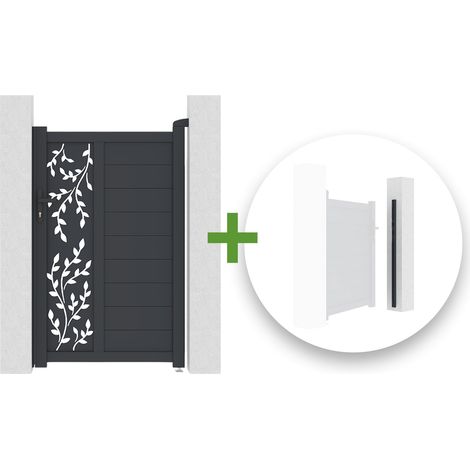 1 m FOLYA-Tor, 160 cm hoch + Umrüstsatz für Öffnungsrichtungsumkehr