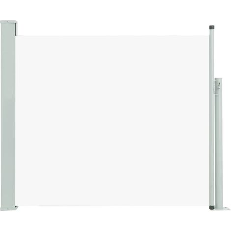 INLIFE Auvent latéral rétractable de patio 100x300 cm Crème (1/5)