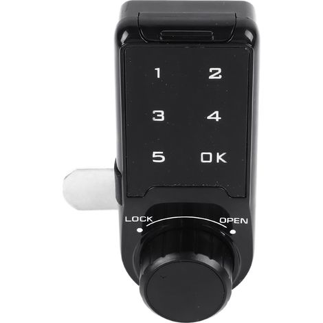 Serrure à clavier tactile Passward haute sensibilité multifonctionnelle 30 mm pour tiroir, armoire, classeur, boîte de rangement, bureau (1/5)