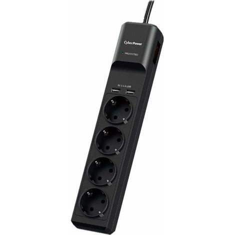 Multipresa con 4 Prese con Interruttore Cyberpower P0420SUD0-DE (1,8 m)