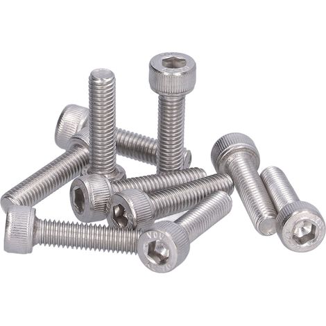 Kit de réparation de connecteurs métalliques à vis à tête cylindrique creuse M5 A2-70 (30 pièces) M5x20 (1/5)