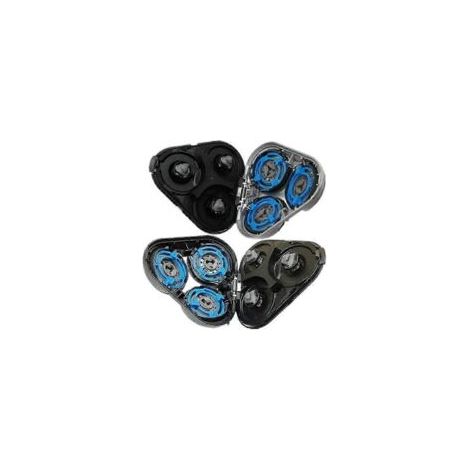 Ersatzscherkopf für die Elektrorasierer S5000, S5370, S5571, S5420, S5140, S5078, S5077, S5050 und S5082 – Schwarz – Crezuo