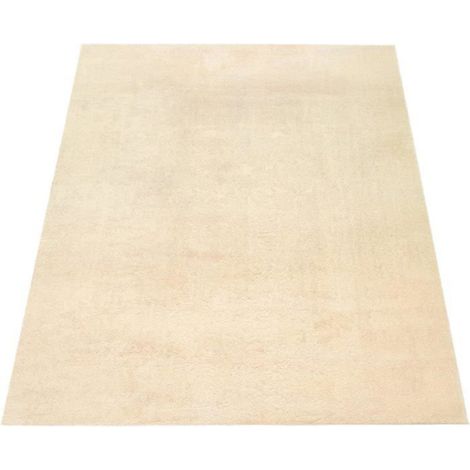 Tapis De Salon - 120x200 cm - Pile Courte 18 mm - Beige - Lavable En Machine - 1 Pièce (1/3)