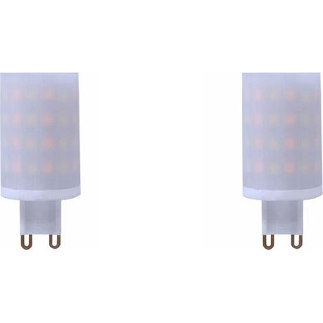 bombillas LED inteligentes regulables Tuya WiFi G9 de 6 W con control por voz, alimentación AC220-240V y enchufe europeo.