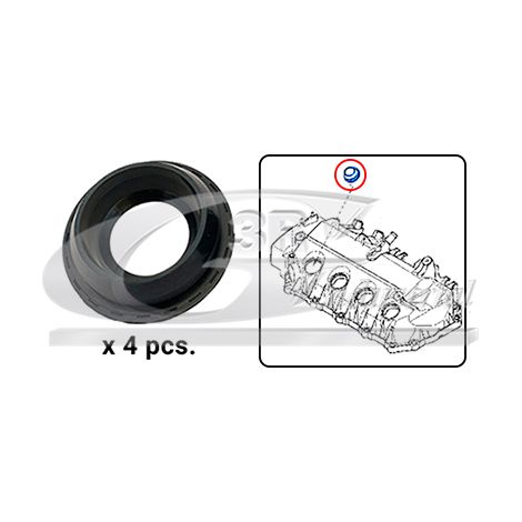 3RG 82681 KIT JUNTA TAPA VÃƒÂLVULA (4PCS)