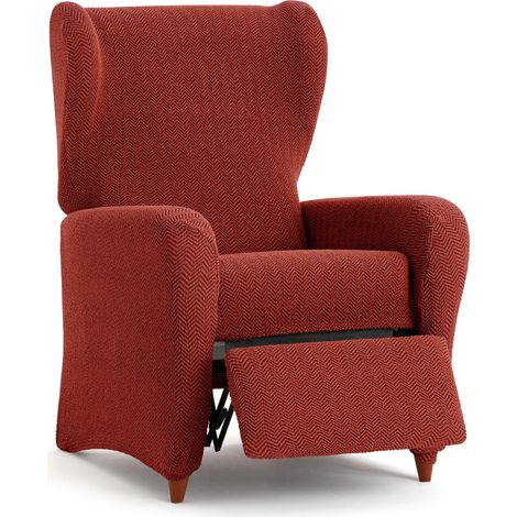 Housse bi-élastique pour Fauteuil de Relaxation Super élastique Housse de Fauteuil de Relaxation Couleur chaudière Adaptable, Respirante et Facile à Installer avec des mousses de Fixation (1/5)