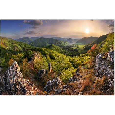 Affiche Station de montagne - 60x40cm - made in France (1/5)