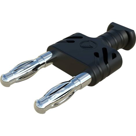SKS Hirschmann KST ws 14/4 Ponticello di cortocircuito Nero Ø perno: 4 mm 1 pz. (1/2)