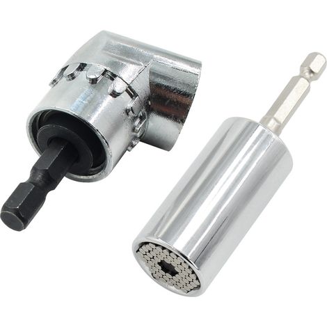 3-teiliges 105°-Bohrschrauber-Set mit Ratschen-Steckschlüsseladapter, Industriewerkzeug (1/5)