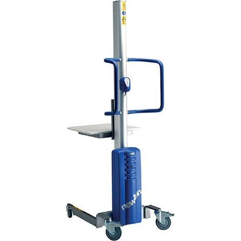Impilatore semi-elettrico in alluminio/acciaio inox - Sollevamento massimo 1535 mm - Carico massimo 70 kg - 300268/P