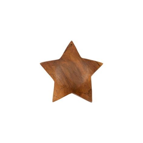 BINTANG SCULPTURE TEAK CM Ø 19X5 (1/5)