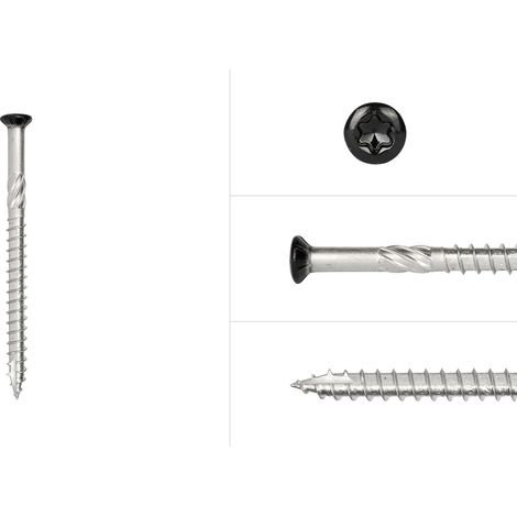 Vis de bardage en bois Acier inoxydable 410 5 x 70 mm Torx 25