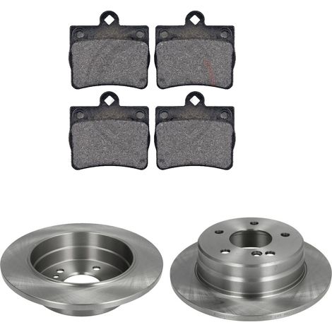 KIT FRENI POSTERIORI compatibile con MERCEDES-BENZ CLASSE C (W202) - DISCHI + PASTIGLIE OEM: P 50 024 / 16180 /SOSTITUZIONE DIRETTA/BASSA POLVERE/SILENZIOSO (1/5)
