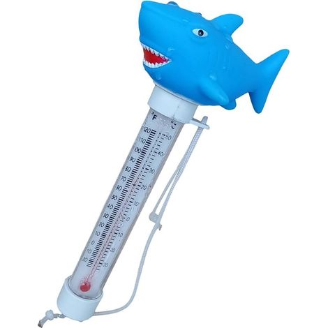 Thermomètre à eau de dessin animé : thermomètre de piscine flottant, jauge de température facile à lire Moniteur d'aquarium, capteur de température du spa pour piscines et baignoires (1/5)