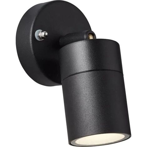 Applique extérieure - JANDY - noir - métal/verre - GU10 LED max 28W - IP44 (1/5)