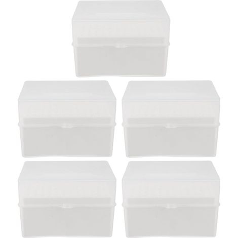 Boîte à Embouts de Pipette Plastique 5 Pièces 1000 Μl, Porte-embouts de Laboratoire Compact pour Rangement Sécurisé D’embouts Pipette et Usage Scientifique en Laboratoire (1/5)