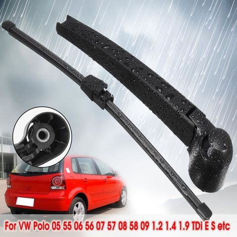 T4W Bras d\'essuie-glace Arrière Pour VW Polo 05 55 06 56 07 57 08 58 09 1.2 1.4 1.9 TDi E S (1/4)