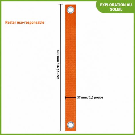 Sangle de fixation orange pour tendeur de tente et bâche de camping réf 1591 15 g – Livraison gratuite