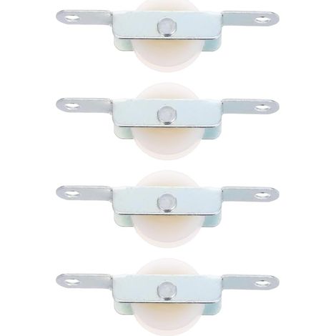Support de poulie pour parasol, 4 pièces, accessoires pour parasol de terrasse, rouleau coulissant en acier de remplacement pour pique-nique sur la plage (1/5)
