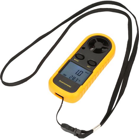 GM816 Mini Handheld LCD Display Digital Anemometer Wind Speed Gauge Meter (1/5)