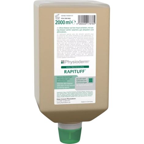 Intensiv-Handreiniger Physioderm Rapituff 2-L-Varioflasche