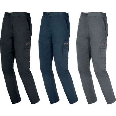 Pantaloni da lavoro elasticizzati Industrial Starter Easystretch 8038 - M - Nero