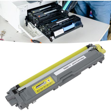 Cartouches de toner de rechange pour imprimantes Brother DCP 9020/HL 3140/3150/3170/MFC 9130/9140/9330/9340 (Jaune) (1/5)