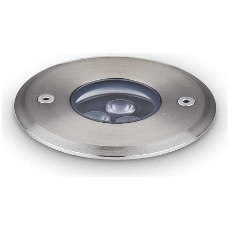 Lampada Da Incasso Moderna Floor Alluminio Cromo Led 3W 3000K Luce Calda (1/2)