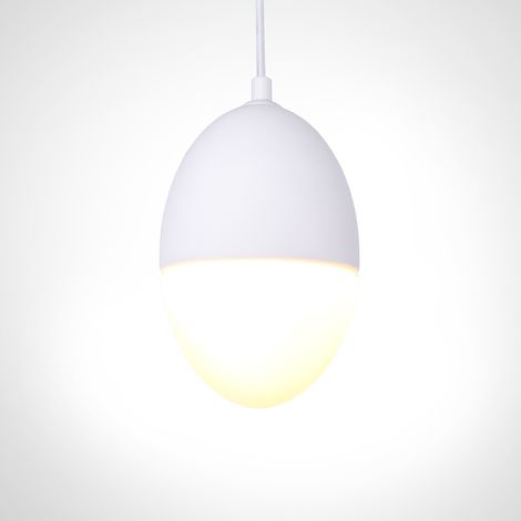 Paco Home Pendelleuchte, E27, Lampe Für Wohnzimmer Esszimmer Küche, Höhenverstellbar Gips-Weiß, ohne Leuchtmittel