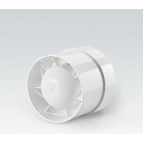 Extracteur d'air économique de 100 mm, 12 W/130 m³, extracteur axial pour conduits en ligne : salle de bain, cuisine, sous-sol (1/5)