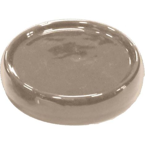 Porte Savon en Céramique "Bullea" 10cm Taupe (1/3)