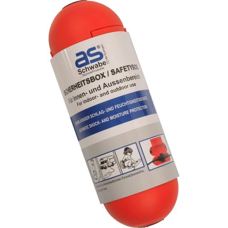 Sicherheitsbox rot Länge 200mm für Kabel 9mm IP44 (1/2)