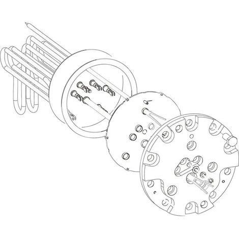 BOSCH Resistenza elettrica 6KW 230V, 8738718860