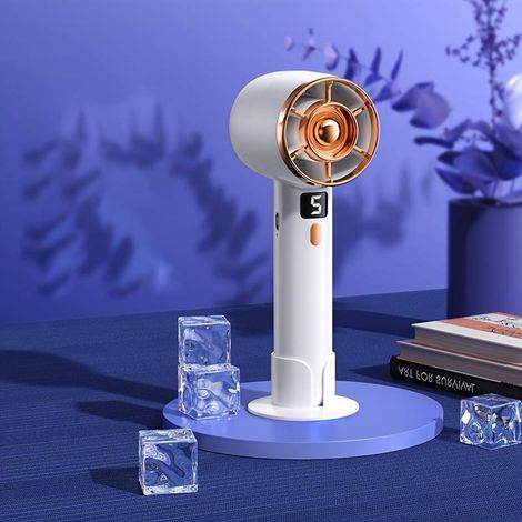 Mini ventilateur portable avec affichage numérique, petit ventilateur de poche, chargement USB, ultra silencieux, ventilateur puissant