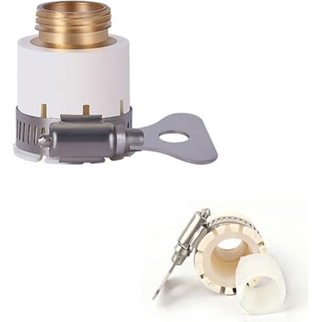 Adaptateur de robinet pour raccorder des robinets d'un diamètre de 15 à 20 mm, 2 pièces (1/5)