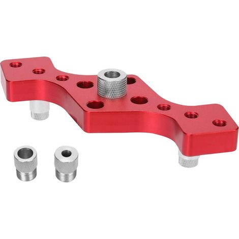 Outil d'ouverture de trou de bricolage en alliage d'aluminium 6 8 10 mm pour le travail du bois, rouge (1/5)