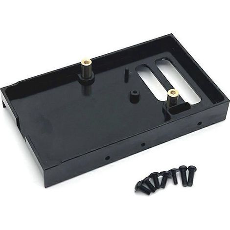 Kit de fixation de siège noir pour carte de circuit imprimé du compartiment avant de voiture RC (1/5)